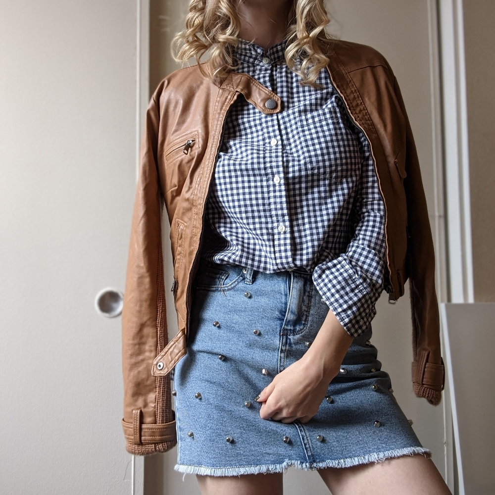 Faux leather jacket - Picture 4 of 4